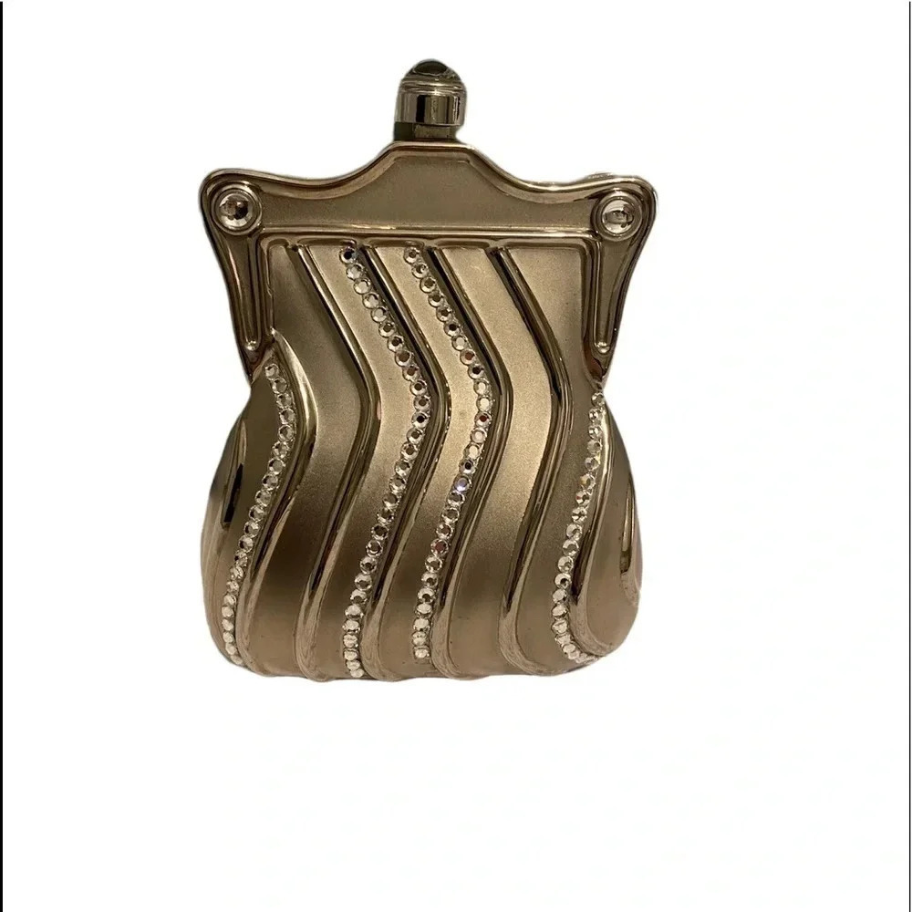 Daniella Minaudierie Purse Metal Hard Case Clutch